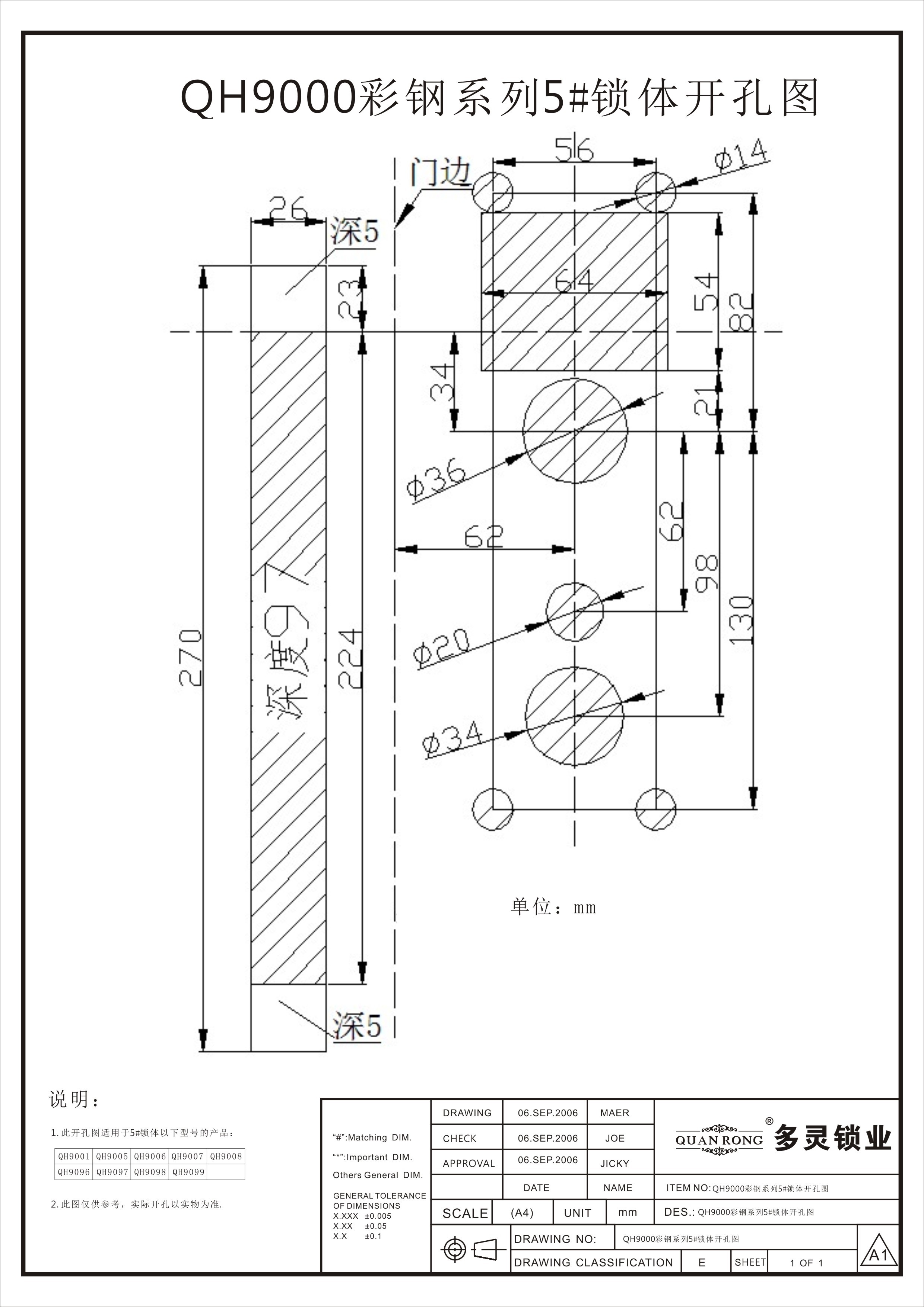 QH9000彩钢正装系列5#锁体开孔图.jpg